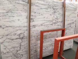 Crystal Statuarietto White Marble Slabs